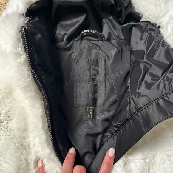 Goldbergh Lieke Ski Suit NWT US 6 Women’s Jumpsuit Faux Fur White Black - Picture 8 of 14